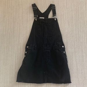 ASOS overall dress in washed black